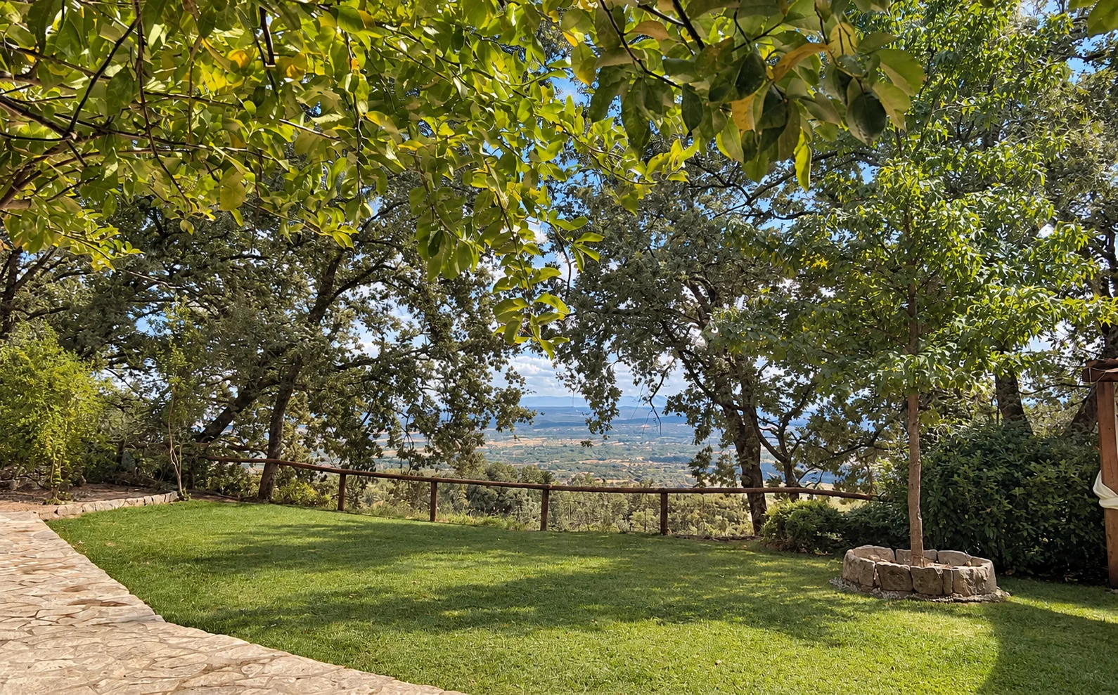 Views from the garden of Villa Los Naranjos