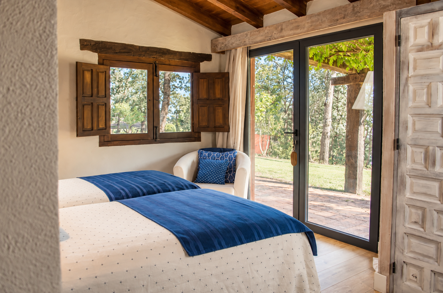 Double bedroom at Villa Candelaria
