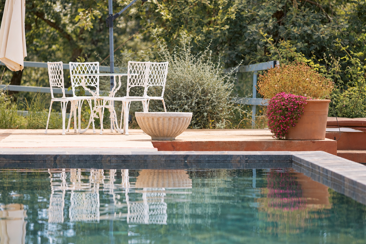 Poolside at Villa Las Cuadras