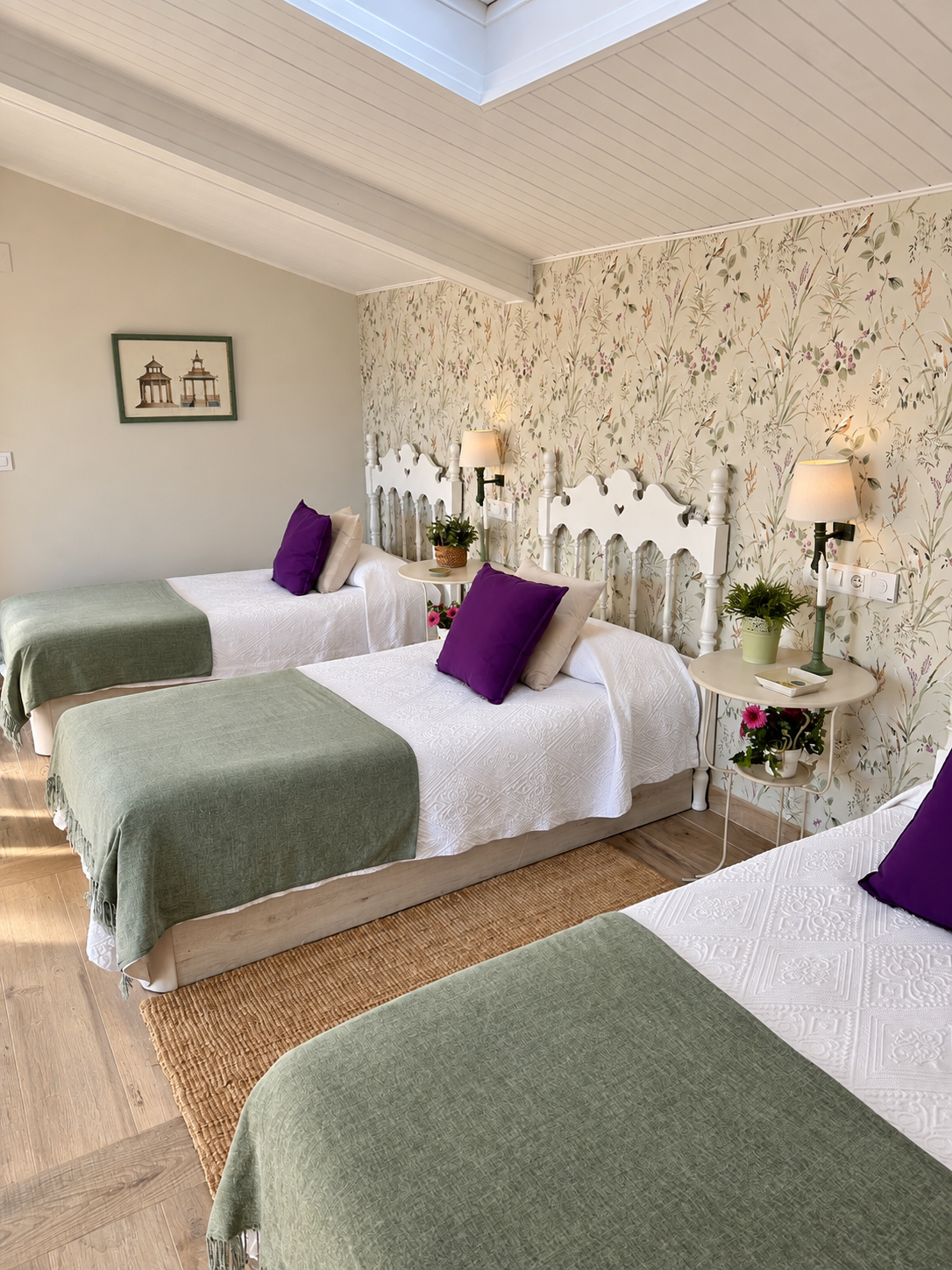 Bedroom at Villa Las Cuadras with a king-size bed