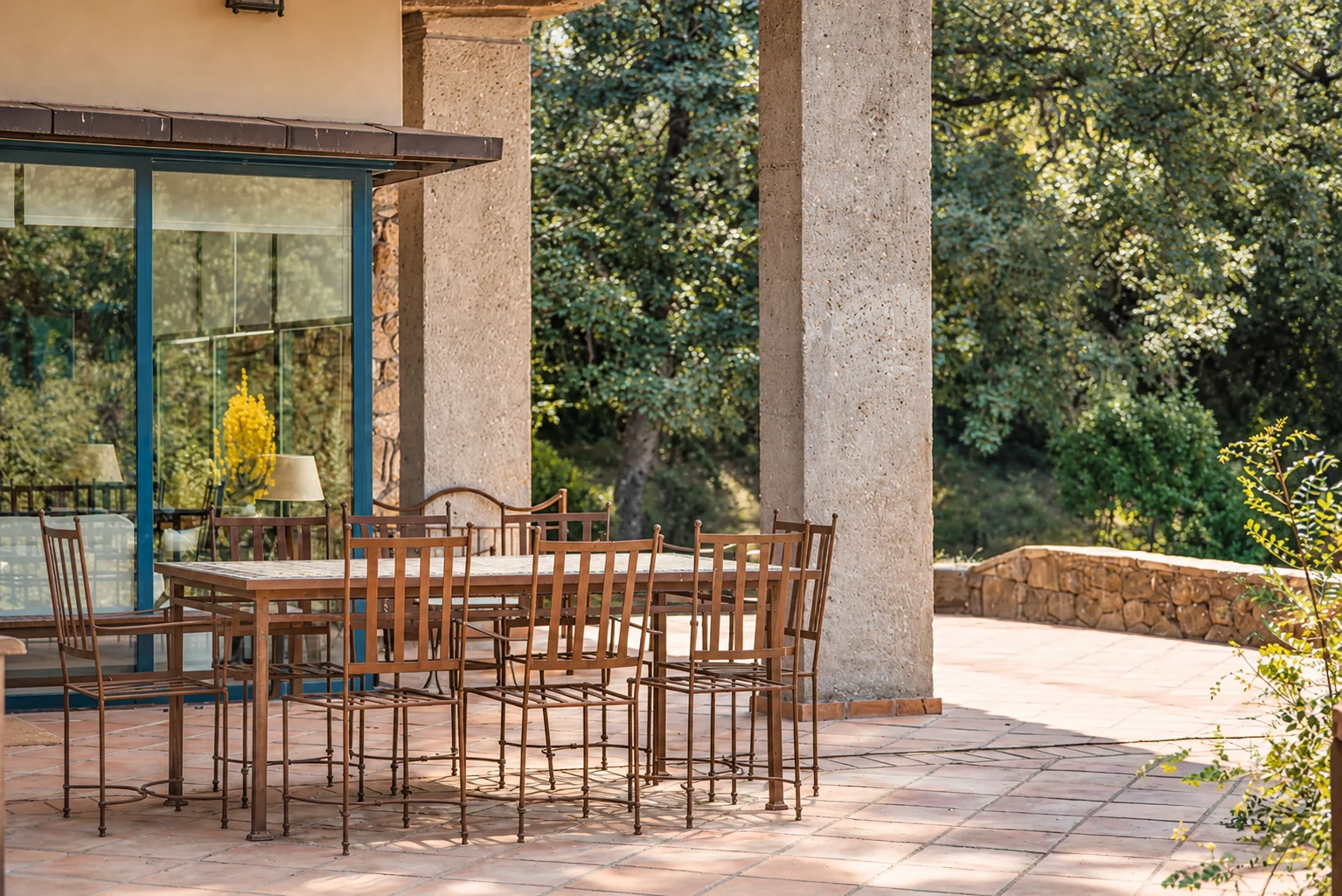 Porch at Villa El Arroyo