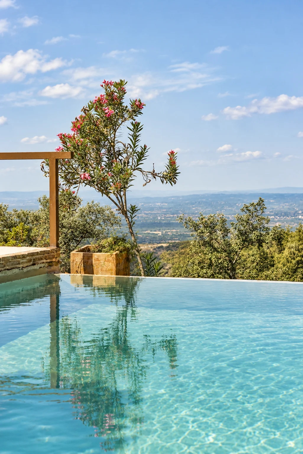 Infinity pool at Villa El Arroyo