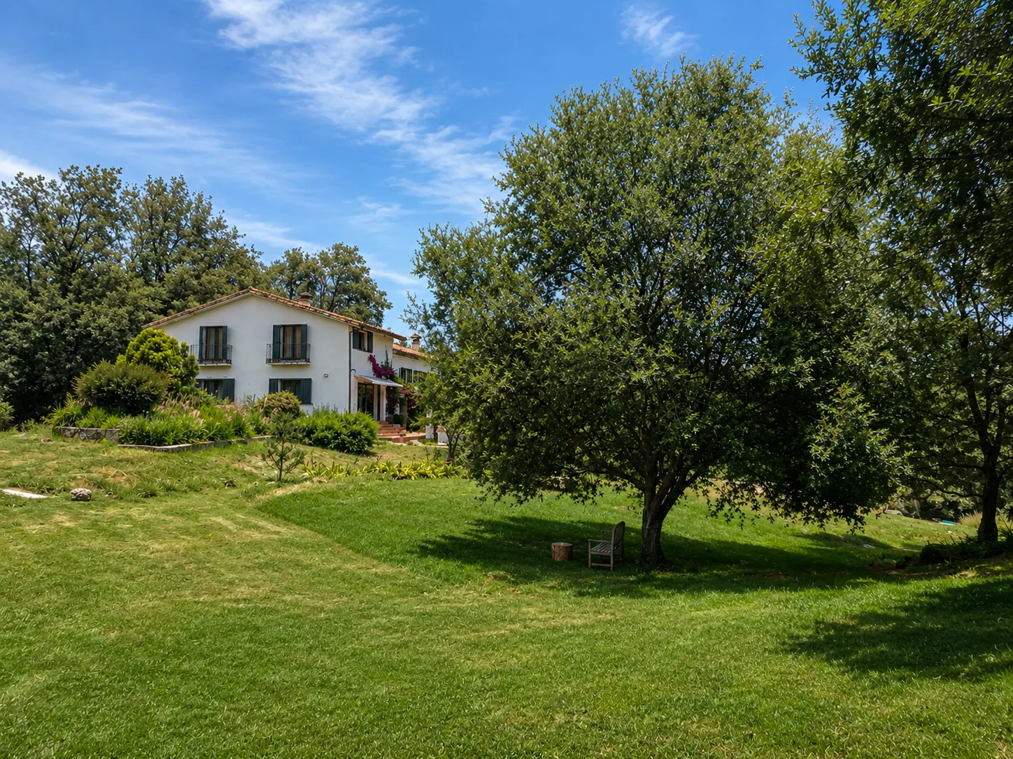 Garden and woodland of Villa Alardos, El Escondite accommodation in a separate location