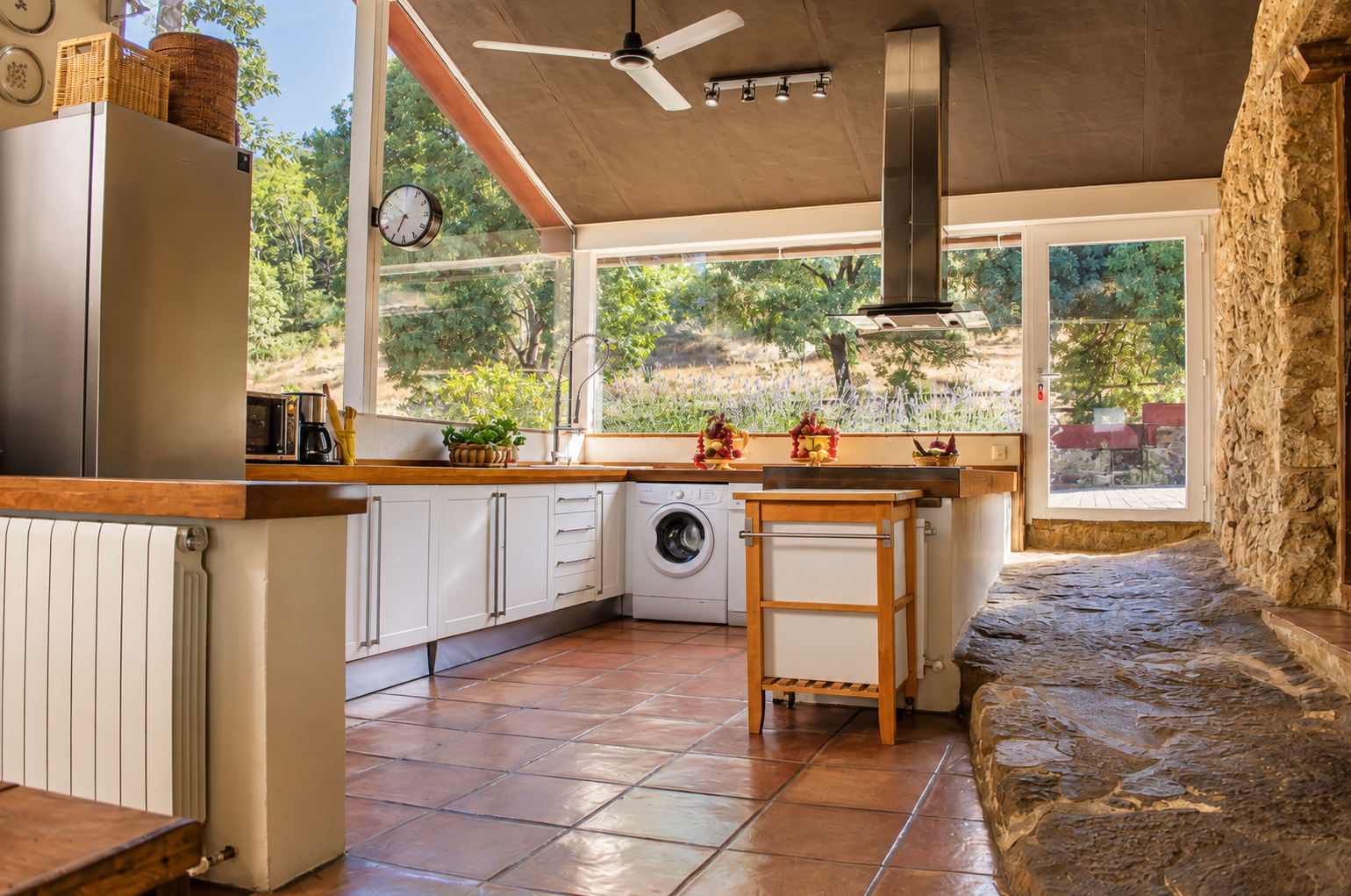 Equipped kitchen at Villa Candelaria