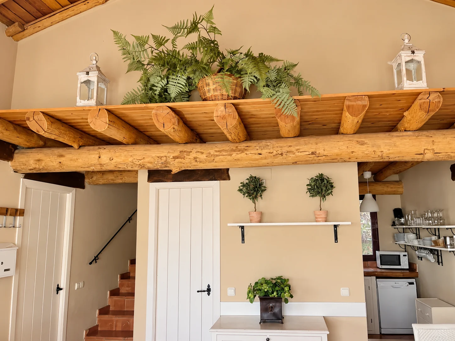 Kitchen detail at Villa Los Madroños