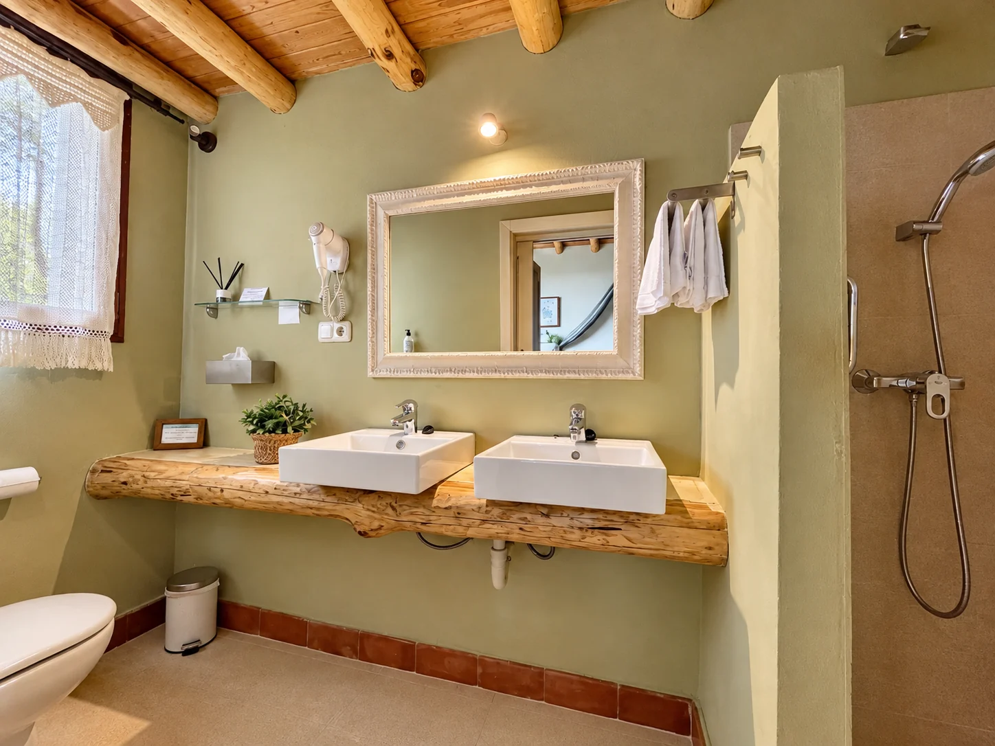 Bathroom at Villa Los Robles with shower