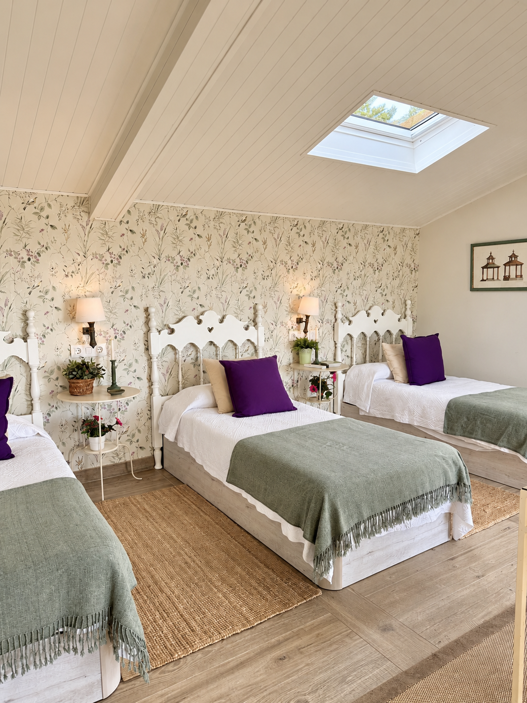 Bright bedroom at Villa Las Cuadras