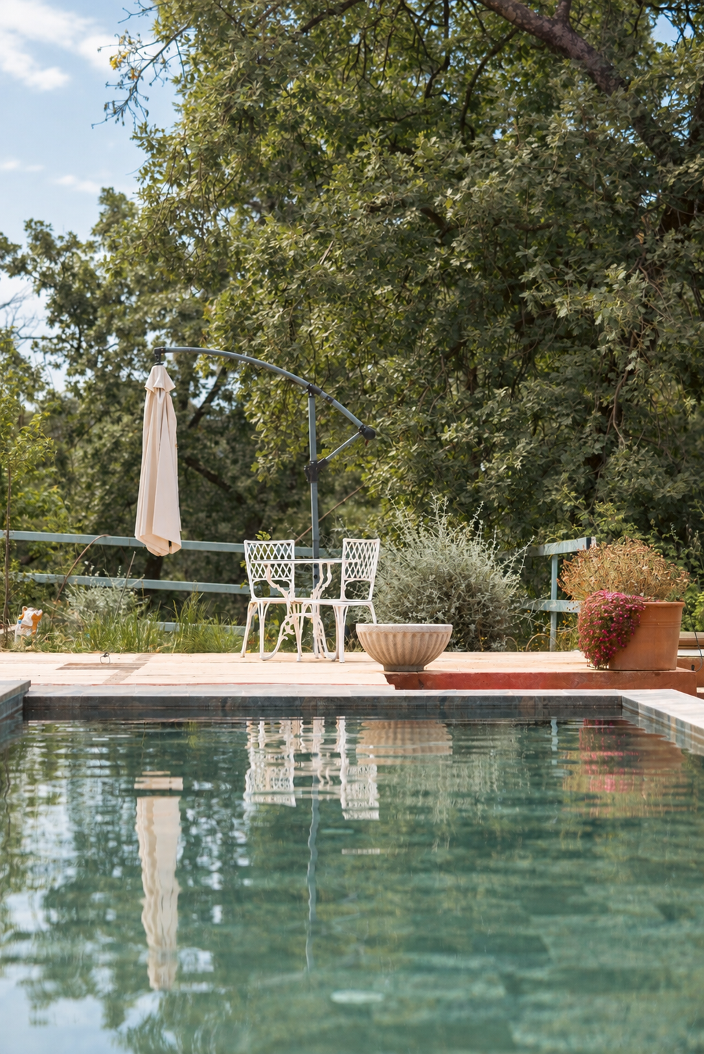 Pool detail at Villa Las Cuadras