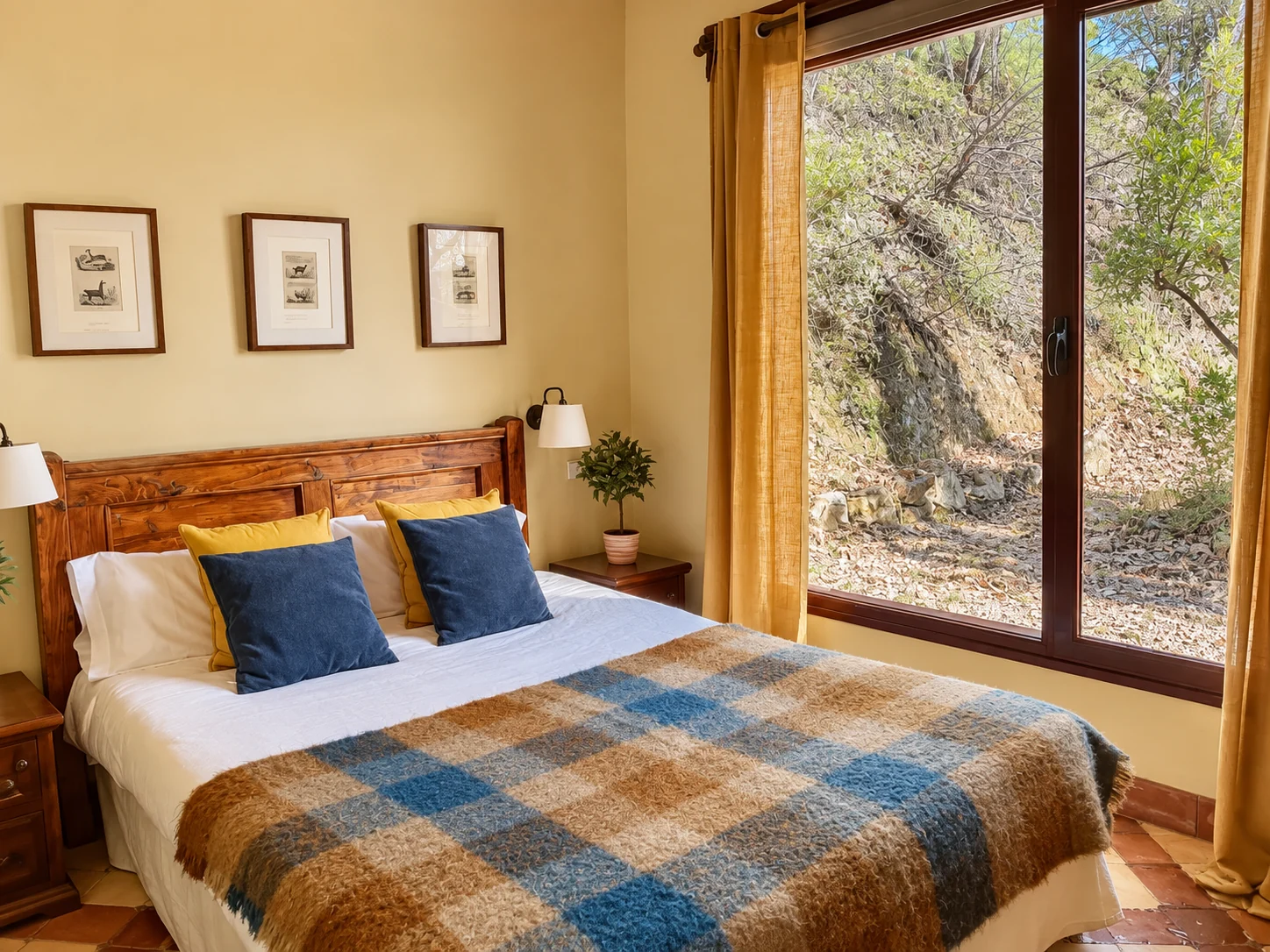 Double bedroom at Villa Los Madroños